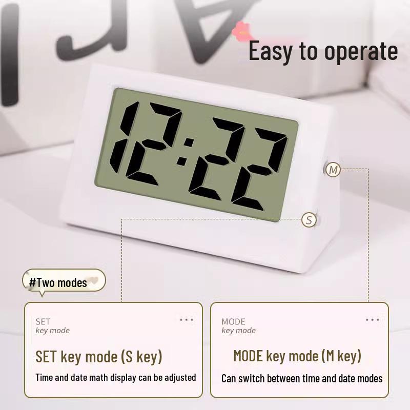 Mini Digital Desktop Clock - Cute Decorative Tabletop Clock for Students