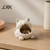 Подарочная Ключница, Коробка для Хранения, Держатель в Дизайне Кошки с Широкой Пастью, Контейнер Большого Размера в Стиле Ниши, Органайзер с Открывающимся Отверстием для Ключей, Украшений, Мелких Предметов, Личного Использования