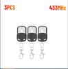 1-50PCS Universal Garage Door Control Wireless RF Remote Control 433MHz Electric Gate Remote Control Key Fob Controller