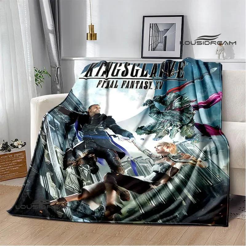 Игровое Мультяшное Одеяло Final Fantasy Детское Теплое Одеяло Фланелевое Мягкое Уютное Одеяло Одеяло для Дивана-кровати Дорожное Одеяло Подарок на День Рождения