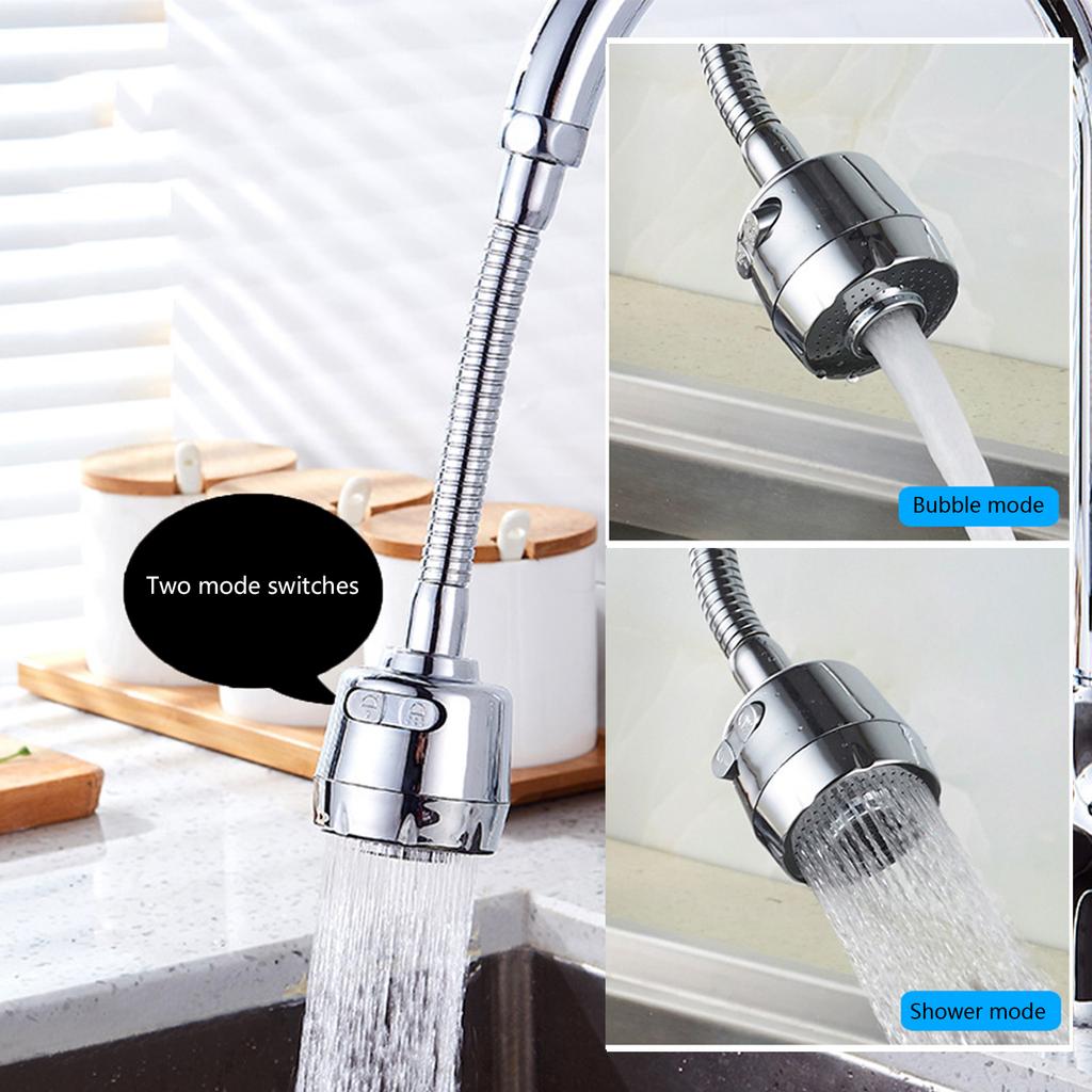 Гибкий аэратор для смесителя, водосберегающее устройство, защита от брызг, регулируемый водосберегающий распылитель для смесителя, простая установка