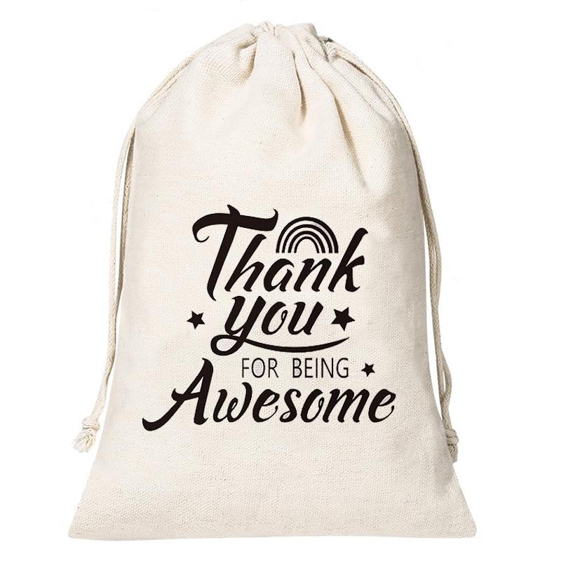 10 шт. Мешочки для украшений на шнурке, Мешочки для конфет, Свадебные, на день рождения, для детского праздника, пакеты для благодарности, пакеты для подарков на бизнес-вечеринку