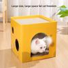 Corrugated Cardboard Cat Climbing Furniture With Square Design For Indoor Cats