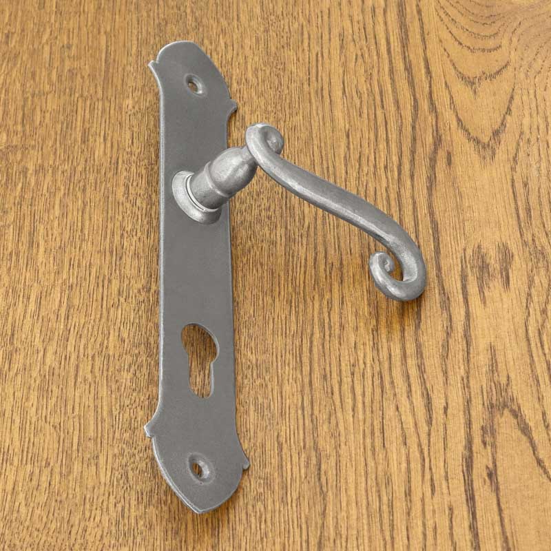 ALBA handle with plate for 72mm insert, STEEL