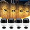4Pcs Warm Light Solar Garden Light Cute Outdoor Sidewalk Light LED Solar Wall Light  Villa