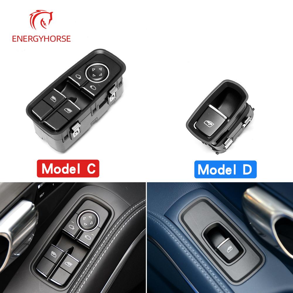 Новая кнопка переключения электрических зеркал для электростеклоподъемников автомобиля Porsche Boxster Cayman 718 918 911