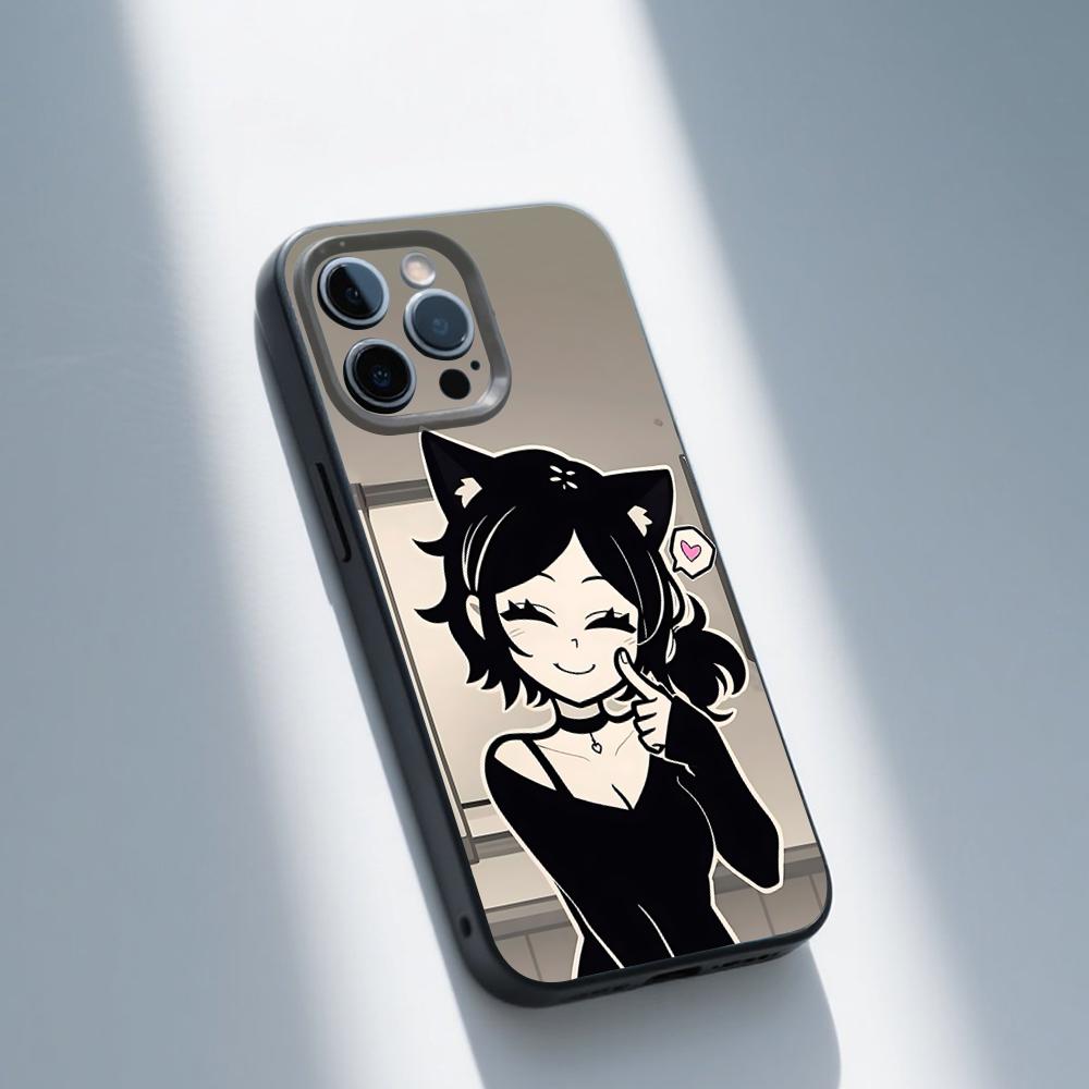 Чехол для телефона Ashley Coffin Andy LeyLey для iPhone 16,15,14,13,12,11, Pro, Max, Plus, X, XS, XR, SE, 8, 7, Mini, Мягкий силиконовый черный чехол