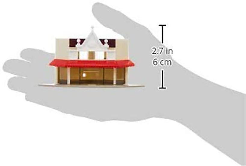 TOMIX N Gauge Corner Store Set Dark 4215 Железнодорожные принадлежности для моделирования Коричневый/Кремовый