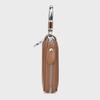 Men's Retro Wax Leather Car Key Holder - Genuine Leather Waist-Hanging Protection Cover