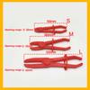 3Pcs Set Hose Tube Clamp Pliers Tool Car Brake Fuel Water Line Clamp Oil Pipe Plier Hose Clamp Removal Tool Automobile Repairing