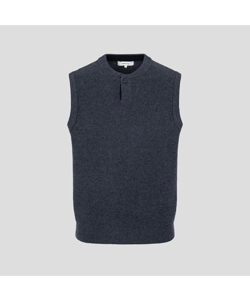 Beanpole Men Button Neck Vest - Ash