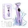 Electric Shaver for Women Electric Razor Bikini Legs Underarm Public Hairs Removal Rechargeable Body Hair Trimmer Wet Dry Use