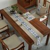 Table Flag Jiangnan Spring View Zen Dining Table Cloth Tea Table Fabric Long Coffee Table Tablecloth Tea Table Mat