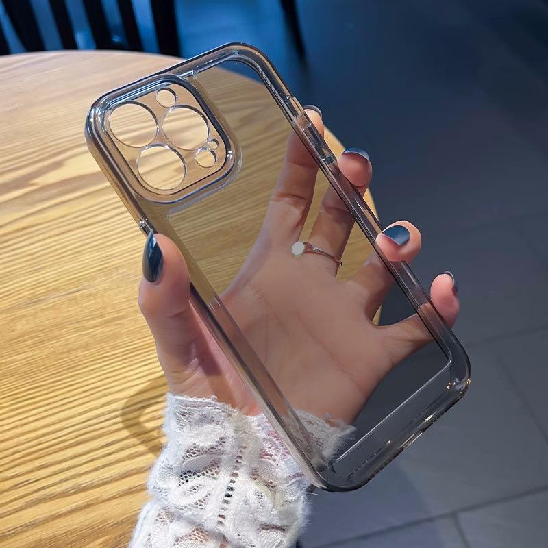 Подходит для чехла для телефона Apple 15Promax, чехла Space для iPhone 16, прозрачного силиконового чехла 14 12 Anti Drop Soft Case