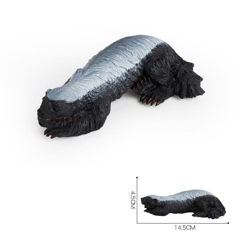 Очаровательная фигурка медоеда (рателя), модель дикого животного, игрушка. Идеально для детских подарков