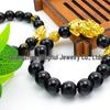 Обсидиановый браслет Pixiu из бисера: Этнический стиль, Шестислоговая мантра, Модные подарочные украшения