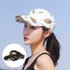 Zhenyueqi Feather-Stamped Baseball Cap: Unisex Casual Sunshade Hat for Outdoor Sun Protection