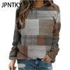 JPNTKY Женская мода Повседневные толстовки с капюшоном и длинным рукавом