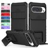 Heavy Armor Stand Rugged Case for Google Pixel 9 Pro XL Pixel 8 Pro Slide Lens Protection Kickstand Otter Hard Silicone Box Shockproof Cover