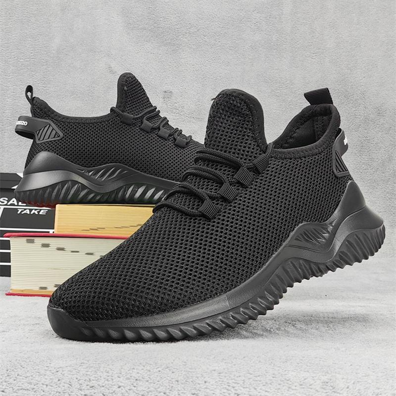 Модные уличные кроссовки, горячая распродажа, легкие кроссовки для бега, мужские кроссовки, трикотажная сетка, дышащая, нескользящая, износостойкая, повседневная, для ходьбы, мужская спортивная обувь