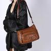 Women Shoulder Bag Large Capacity Multi-Layer Soft Leather Middle-Aged Mother Bag