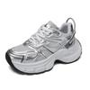 Fashion Non-slip Sole Parkour Size 46 Cheap Sneakers Casual Silver Shoes Ladies Sports Tennis For Women Loofers Casuall Idea Health