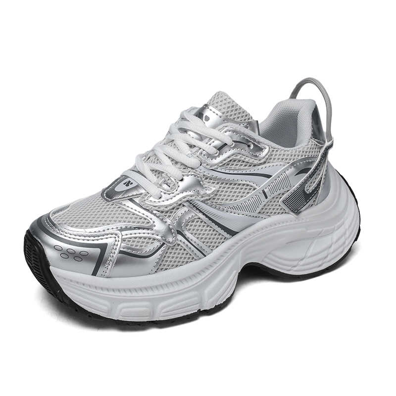 Fashion Non-slip Sole Parkour Size 46 Cheap Sneakers Casual Silver Shoes Ladies Sports Tennis For Women Loofers Casuall Idea Health
