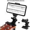 360 Swivel Smartphone Holder Clip Live Stands Clips Photo Heads Clips Tripods Guitar Head Clip Cell Phone Holder for 5.5cm - 7.5cm Cell Phones