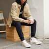 Converse ПЛЕТЕНЫЕ КУРТКИ НА МОЛНИИ Унисекс Хаки Лацкан Умеренный Другое 10022303-A01