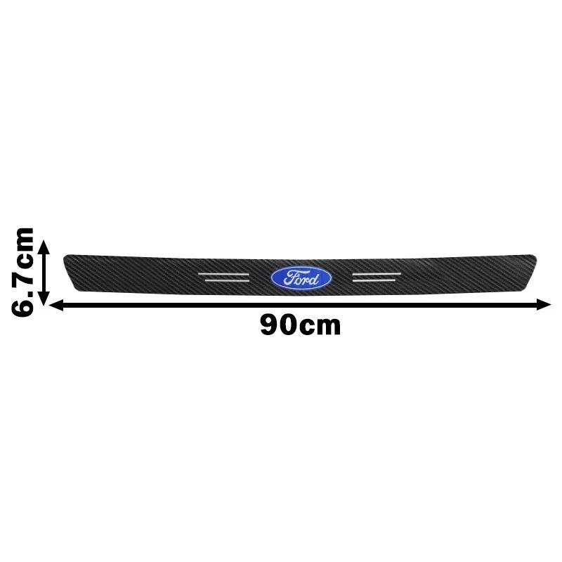 Car Door Sill Threshold Anti Scratch Protector Sticker For Ford Focus 2 3 Fiesta Mondeo Mustang Transit Fusion Kuga Accessories CVY1