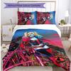 Harley Quinn Pattern Printed 3PCS Bedding Set, Soft Skin-Friendly Washable Duvet Cover & Pillowcases Set