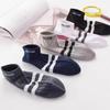 5 пар мужских носков, сезонные короткие носки-трубы с неглубоким носком, низкие, модные спортивные носки-лодочки, впитывающие пот