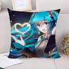 Car Decoration M-Miku Cushion Cover  Couple Pillow Pillowcases  Decorative Pillows Covers Fall Decor Pilow Cases Sofa