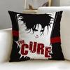 Классическая группа The Cure Наволочка-подушка Мягкая и Легко стирающаяся – Универсальная для Дивана, Кровати, Путешествий и Офиса