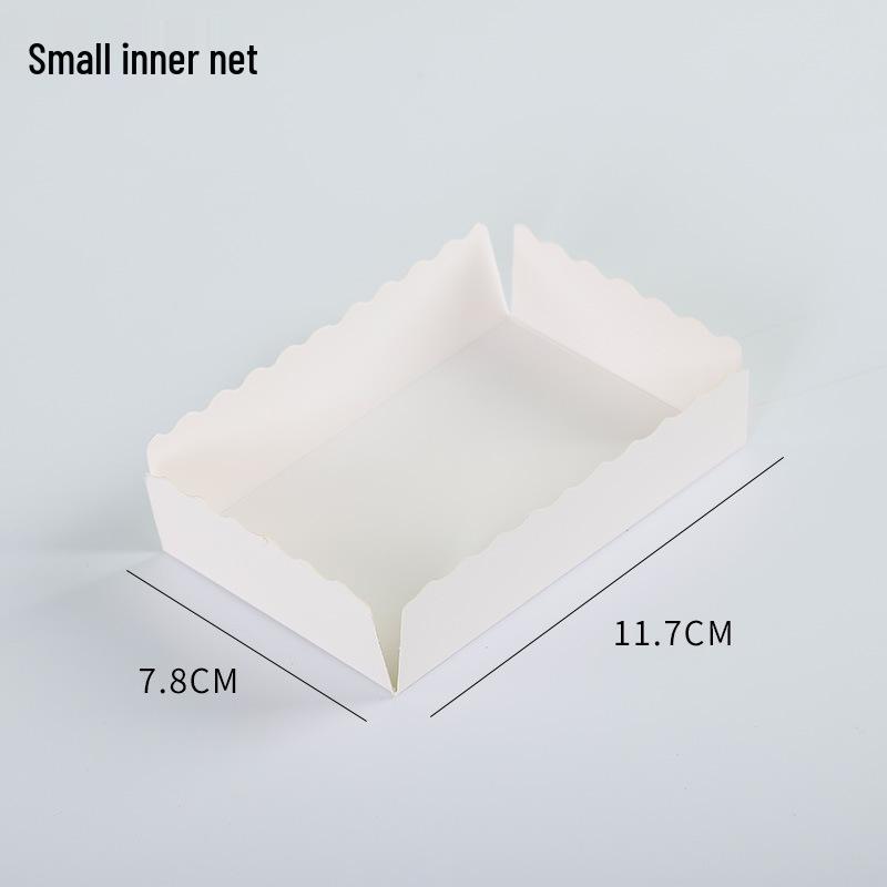 Подарочная коробка для выпечки из крафт-бумаги: Ручной контейнер для выноса для печенья и десертов