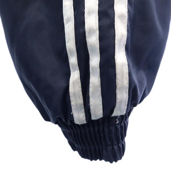 Adidas Сделано в Англии Куртка-скамья с длинным рукавом Темно-синяя Мужская Б/у