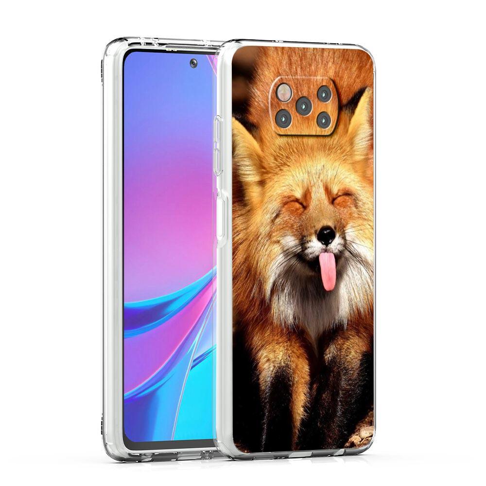 Милый подарочный чехол с изображением красной лисы для Xiaomi Poco X3 NFC F3 M3 X4 M4 Pro 5G Mi 11 Lite Ultra 11T 11X 12 12T Pro 11i, мягкий прозрачный чехол