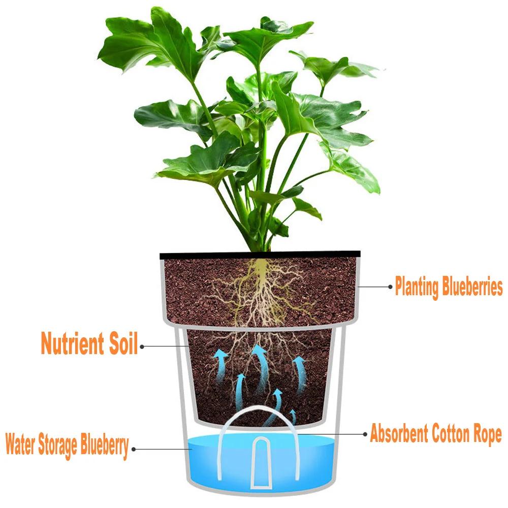 Пластиковый цветочный горшок, круглый суккулентный цветочный горшок, мини-офисный горшок, декор, садовый цветочный горшок, разноцветные товары для дома