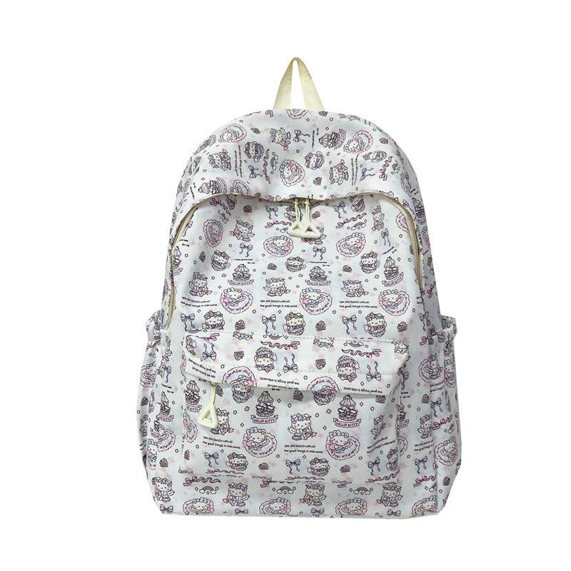 Sanrio Cartoon Animal Backpack With Breathable Fabric For School Students