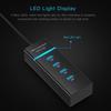 Computer Laptop 5Gbps External Ultra Slim USB 3.0 Hub Expander Adapter 4 Ports Splitter