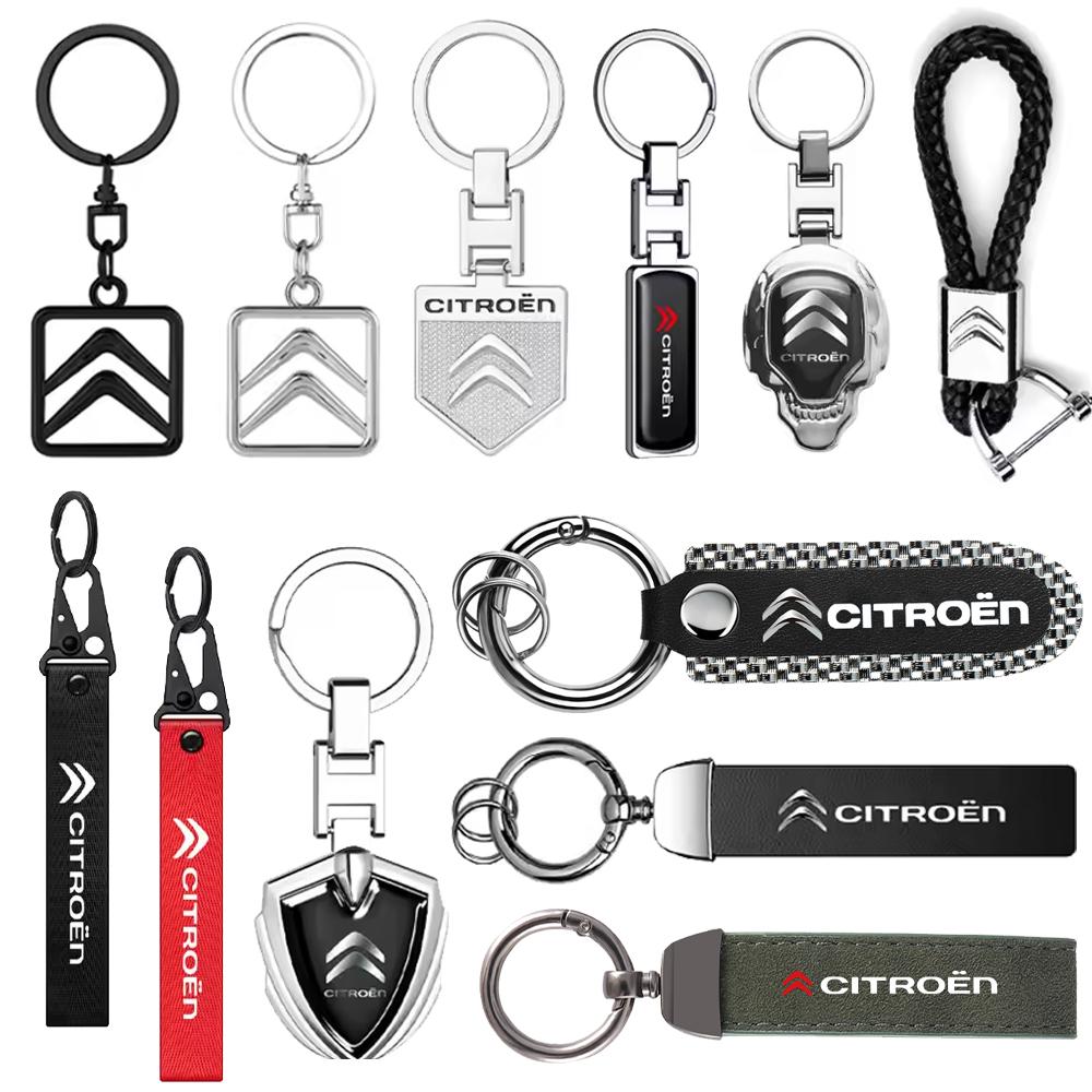 Для Citroen C4 C-Elysee C2 C6 C4L Picasso C3 Aircross C5 Aircross 3D Сплав Автомобильный Стайлинг Брелок Брелоки Подвески Колпачок клапана xkdf64