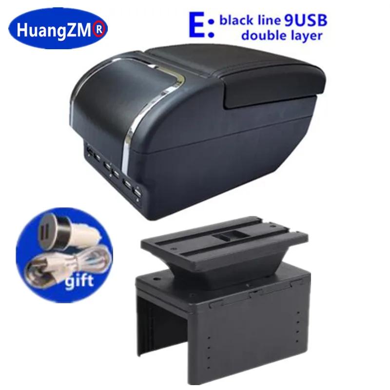 Universal Car Armrest Box Universal Center Centre Console Armrest Large space Central Store Content box with cup holder ashtray