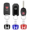 Car Styling 3D Metal Keychain Key Chain Rings for Honda CR-V STEPWGN Civic Accord City XR-V Envix ODYSSEY VEZEL Fit Accessories KU9