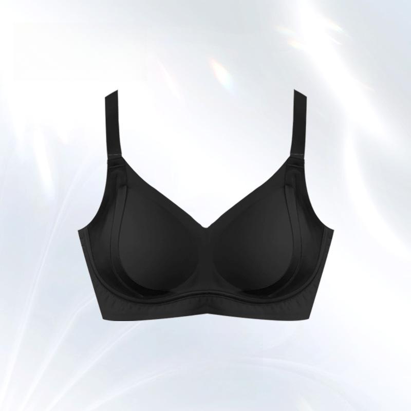 Thin Underwear Women's Gathering Bra Seamless Bra Breast Retraction Anti-sagging Breathable Women's Bra Push Up Bra