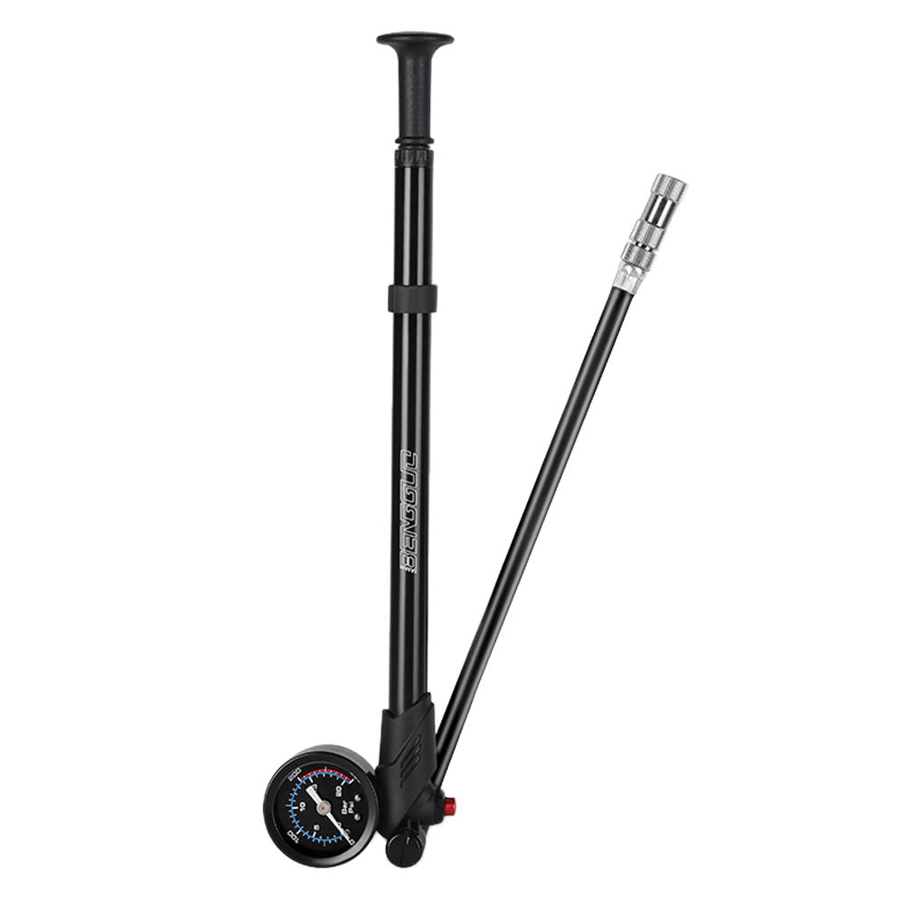 BENGGUO BG-1633 Bicycle Air Pump 300PSI High Pressure Inflator Dual Valve Design with Pressure Gauge