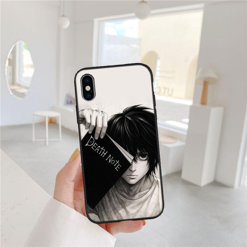 LO30 Чехол-бампер Death Note для Samsung Galaxy S20 S21 S22 Ultra FE + Plus A21S A22 A24 A25 A26 A30 A30S A31