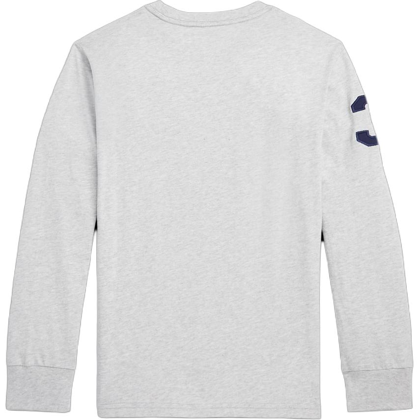 Polo Ralph Lauren Футболка Однотонная Вязаная С Круглым Вырезом Детские Топы CWPOTSHY8020411-020