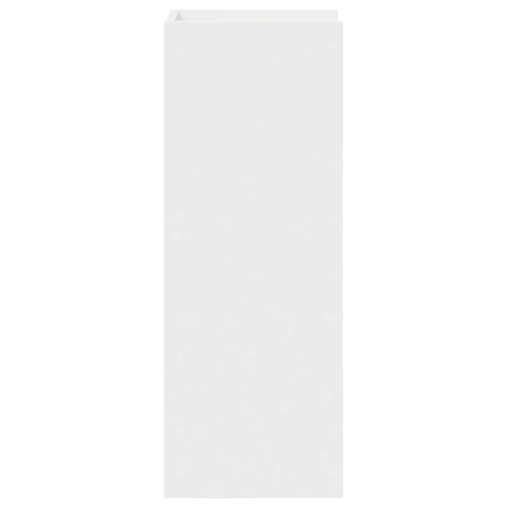 Plant Stand with Shelf White 30 x 30 x 80 cm Engineered Wood