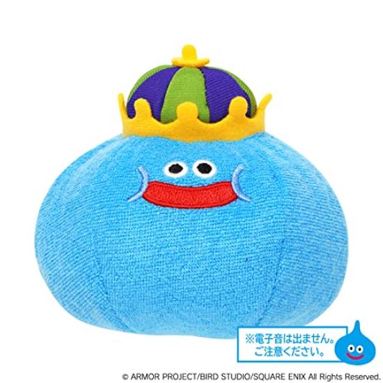 Dragon Quest Baby Kids Slime Pipipi Мягкая игрушка, издающая звенящий звук и<King Slime>
