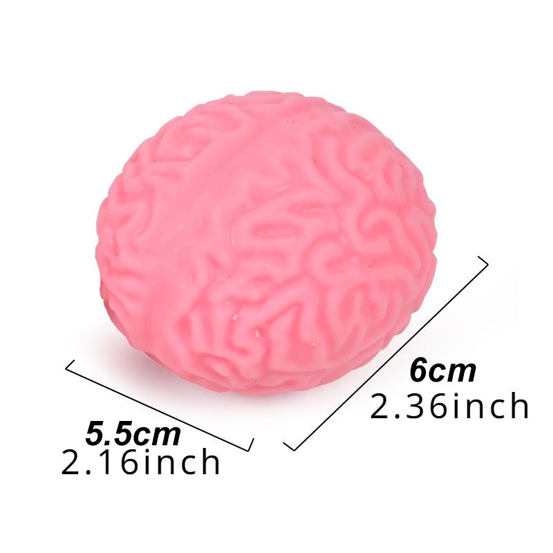 Mini Brain Squishy Squeeze Ball Funny Brain Balls Stress Relief Toy for Teens Adults Party Favors Easter Halloween Birthday Gift